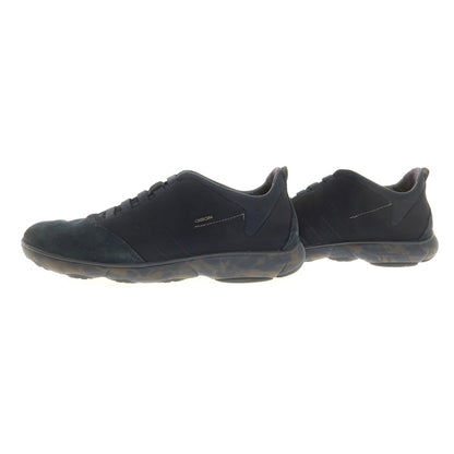 【中古】ジェオックス GEOX スリッポン スニーカー ネイビー【 7 】【 状態ランクC 】【 メンズ 】