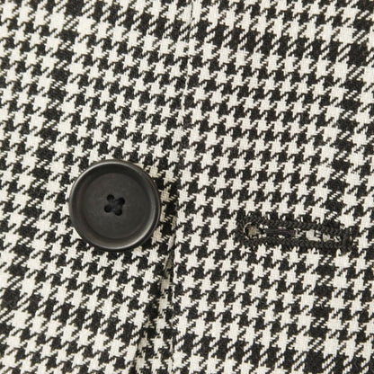 [Used] SOVEREIGN wool linen check tailored jacket, black x white [46] [Condition Rank A] [Men&
