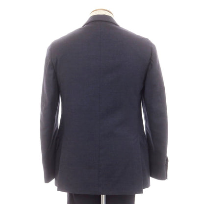 【中古】ラルディーニ LARDINI ウール 3つボタンスーツ ネイビー【 46 】【 状態ランクB 】【 メンズ 】