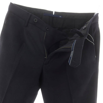 【中古】インコテックス INCOTEX ストレッチ ウールナイロン ドレススラックスパンツ ネイビー【 46 】【 状態ランクB 】【 メンズ 】