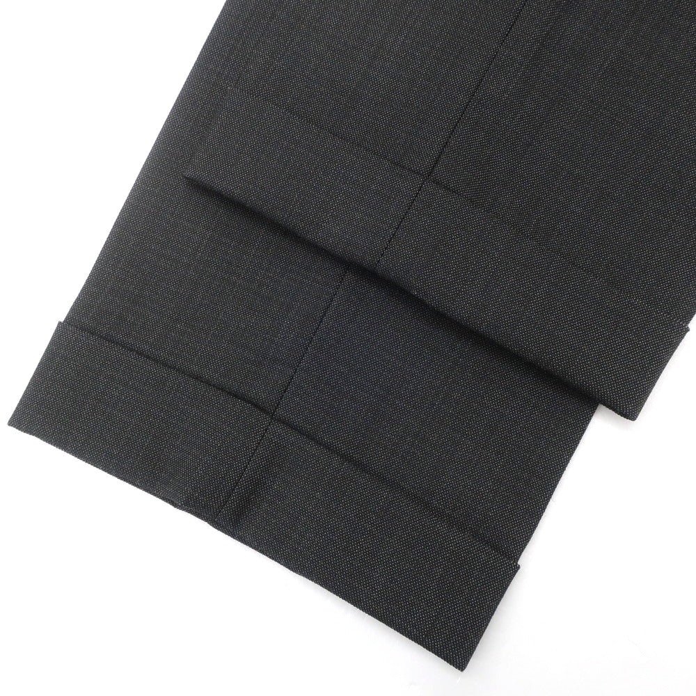 [Used] CARUSO Stretch Wool Nylon Dress Slacks Pants Black x Light Gray [44/7R] [Condition Rank A] [Men&