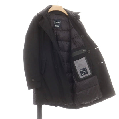 【中古】ヘルノ Herno Laminar GORE-TEX ダブルブレスト ダウンコート ブラック【 48 】【 状態ランクB 】【 メンズ 】