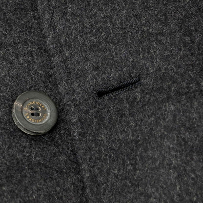 【中古】シュナイダー SCHNEIDERS LOTHAR ウールカシミヤ マント ポンチョ グレイッシュネイビー系【 48 】【 状態ランクA 】【 メンズ 】