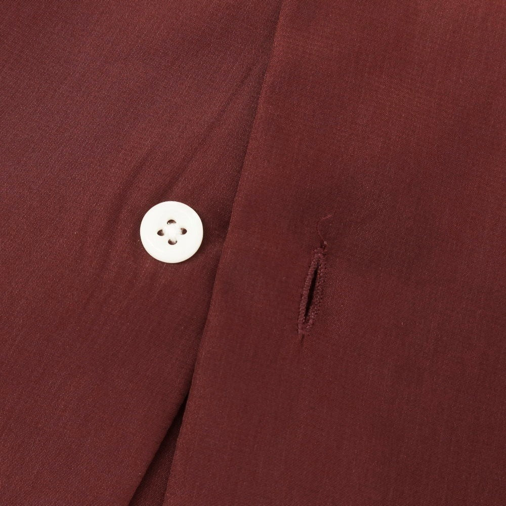 [Used] SHIPS Polyester Open Collar Short Sleeve Shirt Bordeaux [M] [Condition Rank B] [Men&