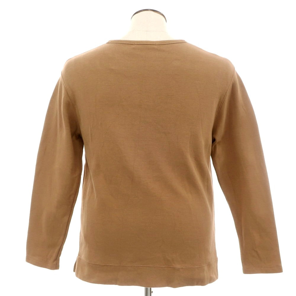 [Used] JOURNAL STANDARD Cotton Crew Neck Pocket Long Sleeve T-Shirt Brown [L] [Condition Rank B] [Men&