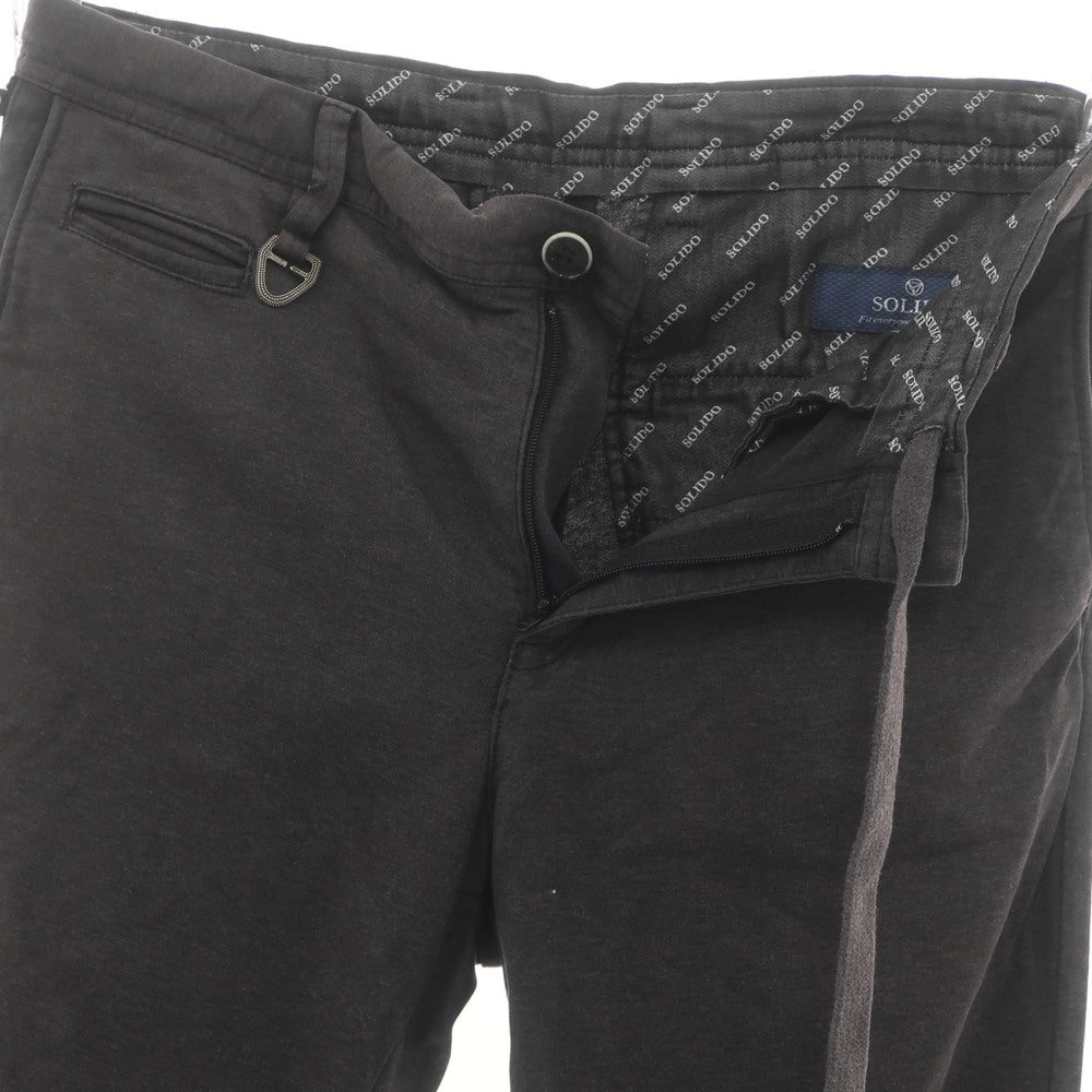 [Used] Solido Cotton Casual Slacks Pants Dark Gray [3] [Condition Rank C] [Men&