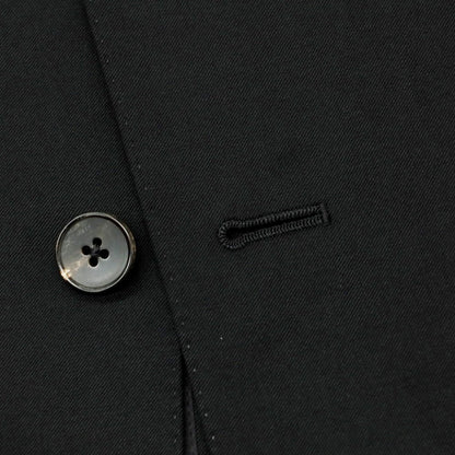 【中古】バーバリーブラックレーベル BURBERRY BLACK LABEL ウール スリーピース 3つボタンスーツ ブラック【 38 】【 状態ランクC 】【 メンズ 】