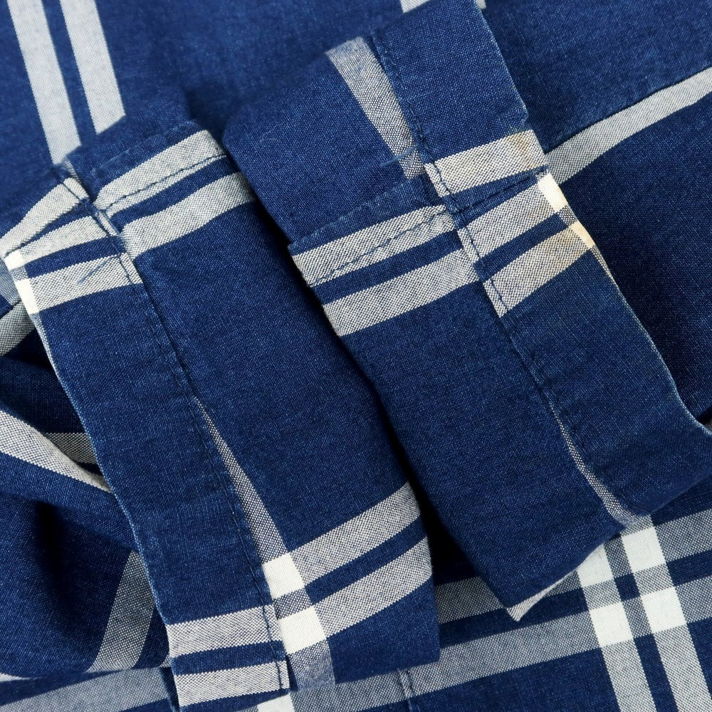 [Used] Giannetto cotton check casual jacket, light navy x white [50] [Condition rank B] [Men&