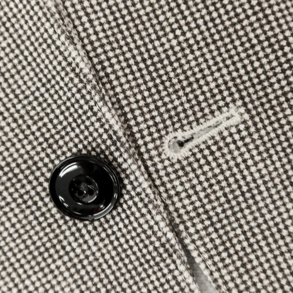 [Used] CIRCOLO 1901 Jersey Cotton Casual Jacket White x Black [44] [Condition Rank B] [Men&