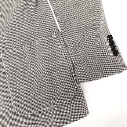 [Used] CIRCOLO 1901 Jersey Cotton Casual Jacket White x Black [44] [Condition Rank B] [Men&