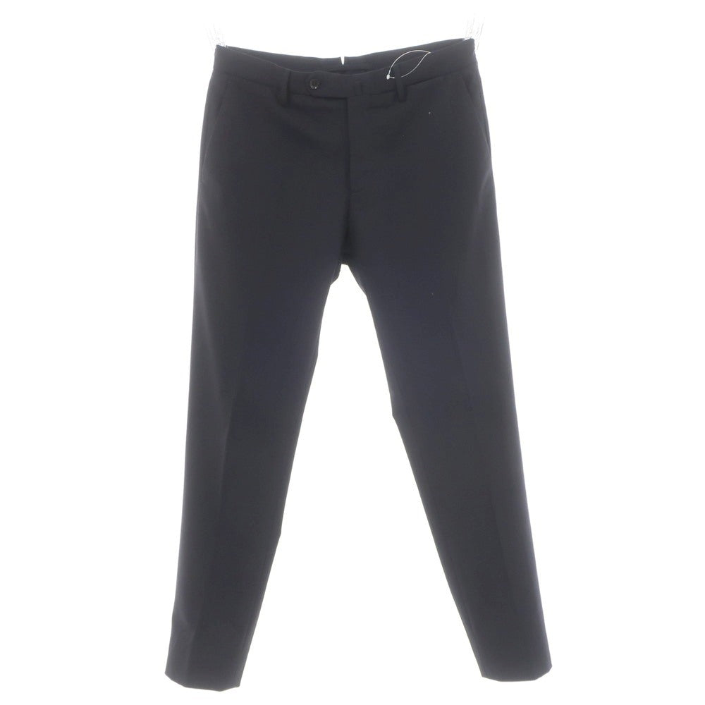 [Used] INCOTEX Stretch Polyester Wool Dress Slacks Pants Navy [46] [Condition Rank B] [Men&