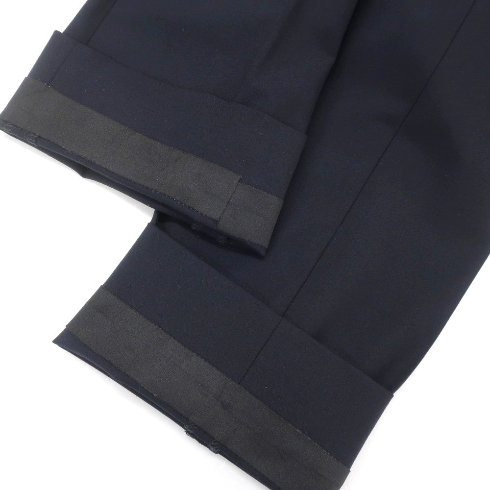 [Used] INCOTEX Stretch Polyester Wool Dress Slacks Pants Navy [46] [Condition Rank B] [Men&