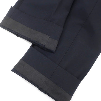 [Used] INCOTEX Stretch Polyester Wool Dress Slacks Pants Navy [46] [Condition Rank B] [Men&