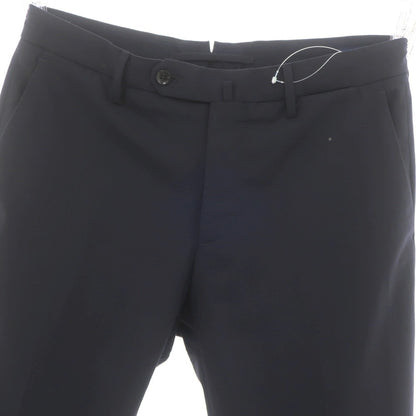 [Used] INCOTEX Stretch Polyester Wool Dress Slacks Pants Navy [46] [Condition Rank B] [Men&