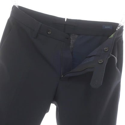 [Used] INCOTEX Stretch Polyester Wool Dress Slacks Pants Navy [46] [Condition Rank B] [Men&