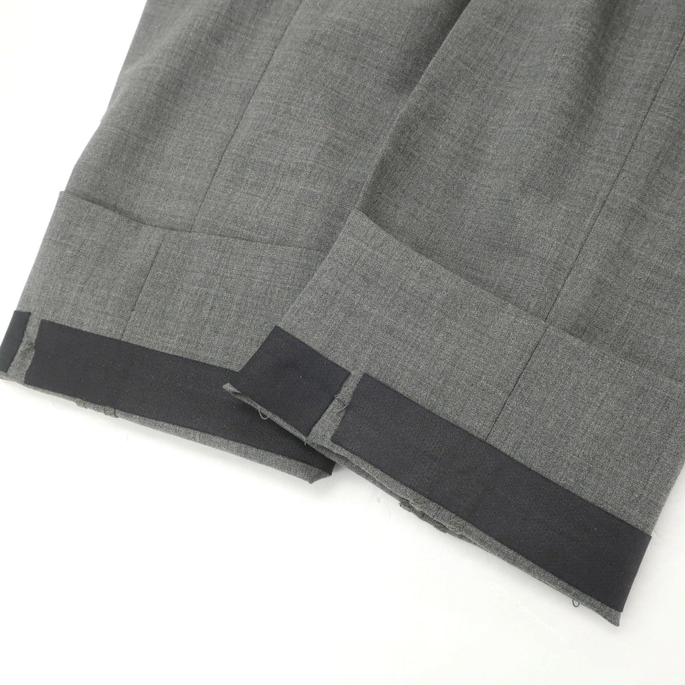 [Used] INCOTEX Stretch Polyester Wool Dress Slacks Pants Gray [46] [Condition Rank B] [Men&