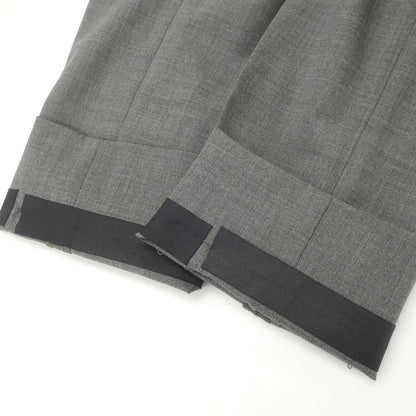 [Used] INCOTEX Stretch Polyester Wool Dress Slacks Pants Gray [46] [Condition Rank B] [Men&