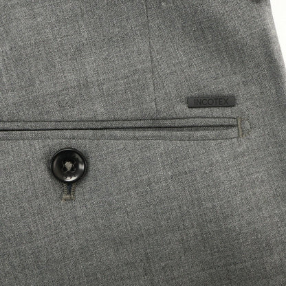 [Used] INCOTEX Stretch Polyester Wool Dress Slacks Pants Gray [46] [Condition Rank B] [Men&