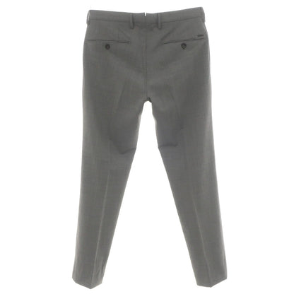 [Used] INCOTEX Stretch Polyester Wool Dress Slacks Pants Gray [46] [Condition Rank B] [Men&