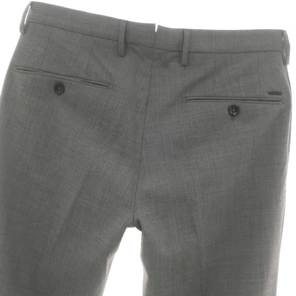 [Used] INCOTEX Stretch Polyester Wool Dress Slacks Pants Gray [46] [Condition Rank B] [Men&