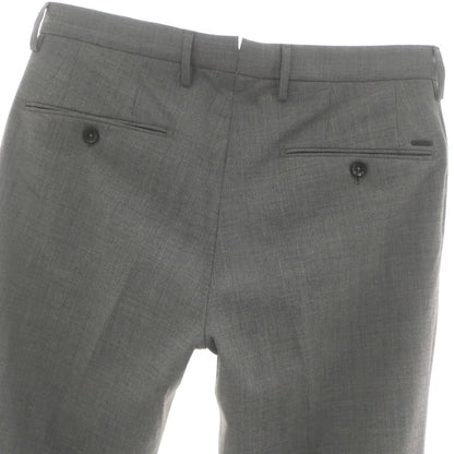 [Used] INCOTEX Stretch Polyester Wool Dress Slacks Pants Gray [46] [Condition Rank B] [Men&