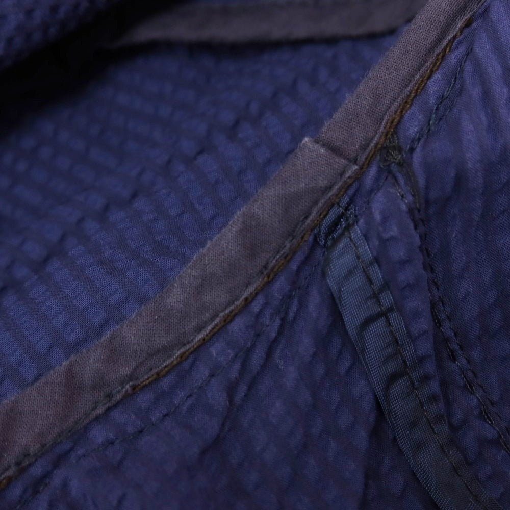 [Used] TAGLIATORE Seersucker Cotton Casual Jacket Navy Blue [42] [Condition Rank B] [Men&