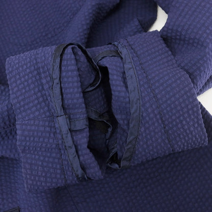 [Used] TAGLIATORE Seersucker Cotton Casual Jacket Navy Blue [42] [Condition Rank B] [Men&