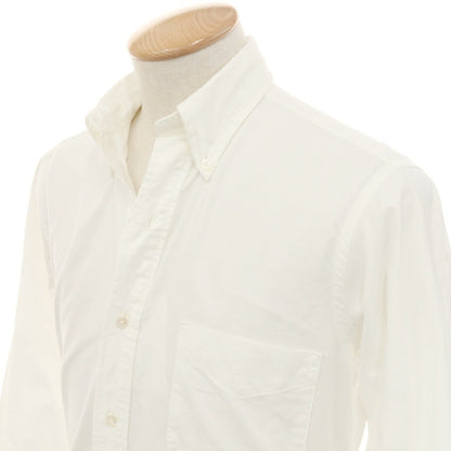 【中古】ブラックフリースバイ ブルックスブラザーズ BLACK FLEECE BY Brooks Brothers オックスフォード コットン ボタンダウン カジュアルシャツ ホワイト【 BB00 】【 状態ランクB 】【 メンズ 】
