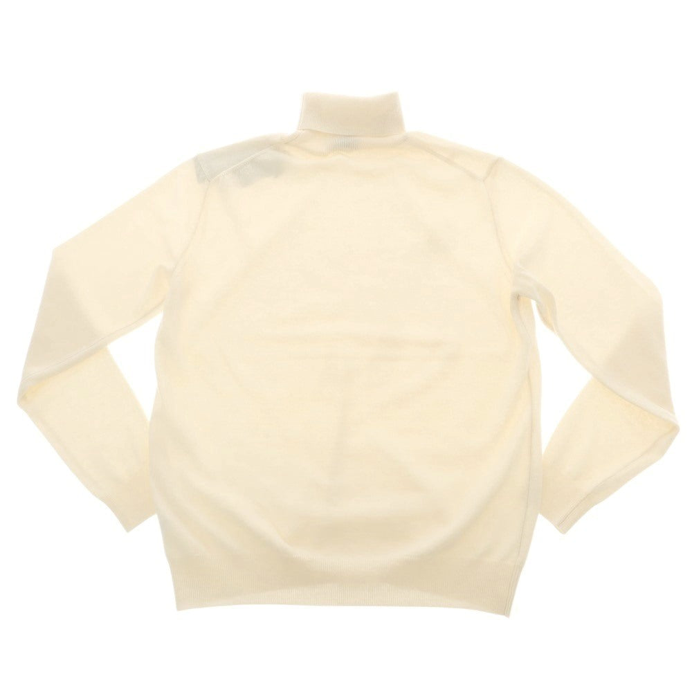 【中古】アレッサンドロルッピ Alessandro Luppi ウールカシミヤ タートルネック プルオーバーニット アイボリー【 50 】【 状態ランクB 】【 メンズ 】
