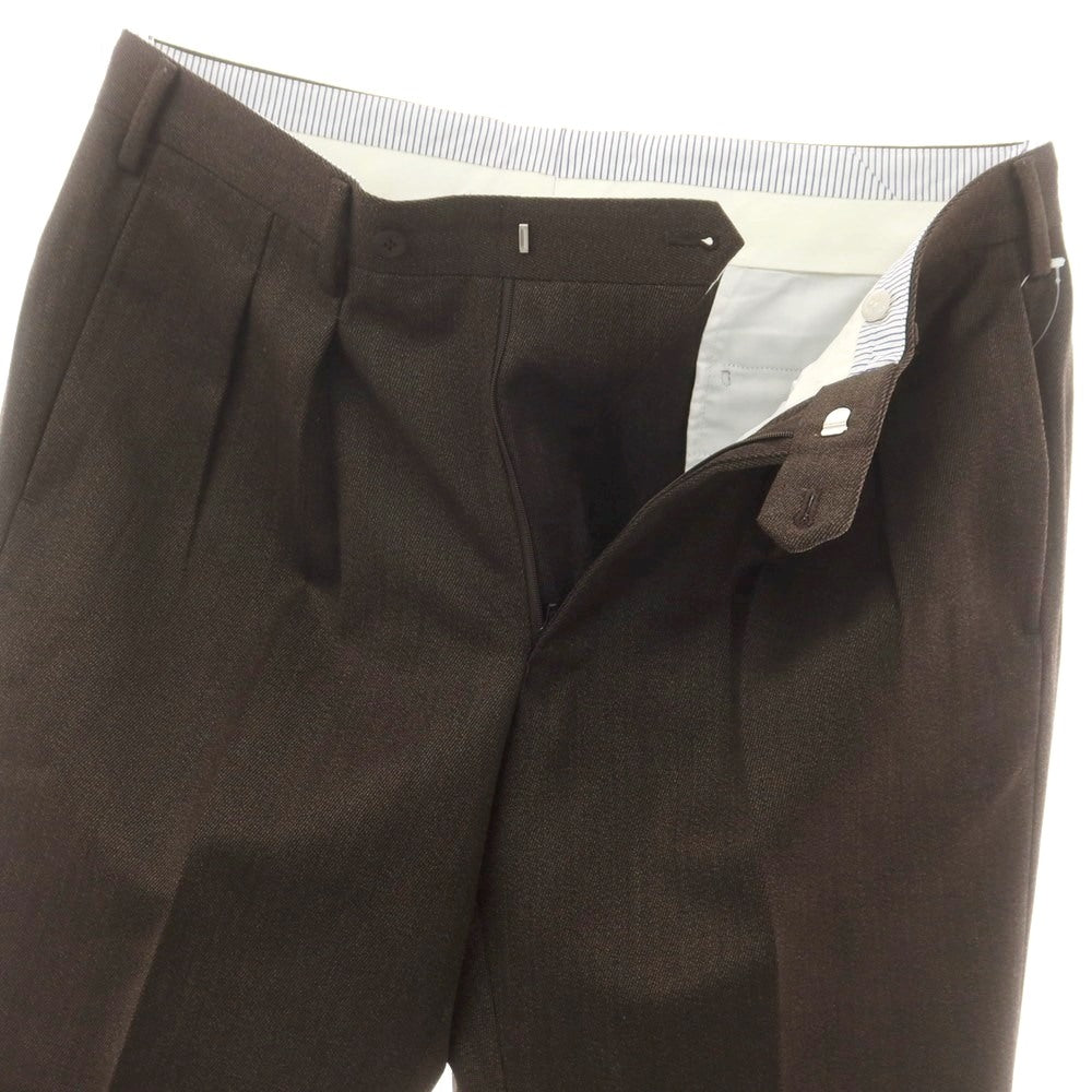 【中古】エスオー SO ウール ドレススラックスパンツ ダークブラウン【 48 】【 状態ランクC 】【 メンズ 】