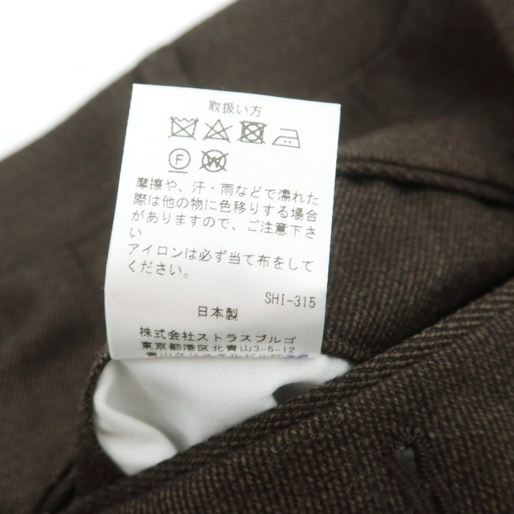 【中古】エスオー SO ウール ドレススラックスパンツ ダークブラウン【 48 】【 状態ランクC 】【 メンズ 】