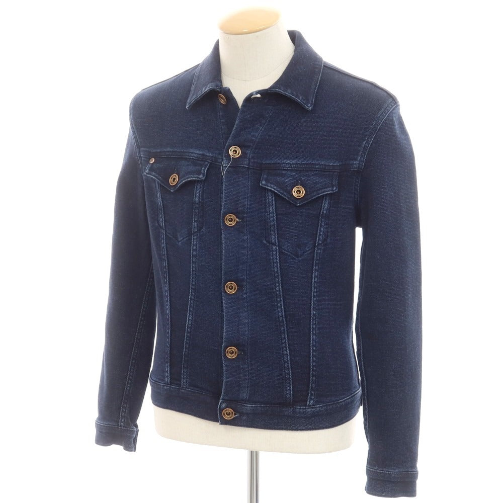 【中古】ヤコブコーエン JACOB COHEN YORK COMF ジャージーコットン トラッカージャケット ネイビー【 XS 】【 状態ランクB 】【 メンズ 】