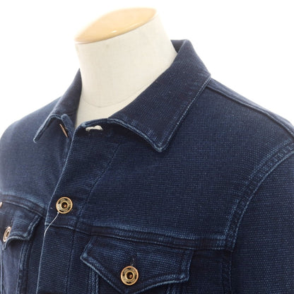【中古】ヤコブコーエン JACOB COHEN YORK COMF ジャージーコットン トラッカージャケット ネイビー【 XS 】【 状態ランクB 】【 メンズ 】