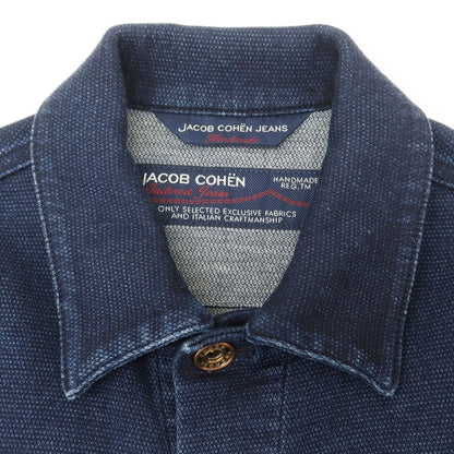 【中古】ヤコブコーエン JACOB COHEN YORK COMF ジャージーコットン トラッカージャケット ネイビー【 XS 】【 状態ランクB 】【 メンズ 】