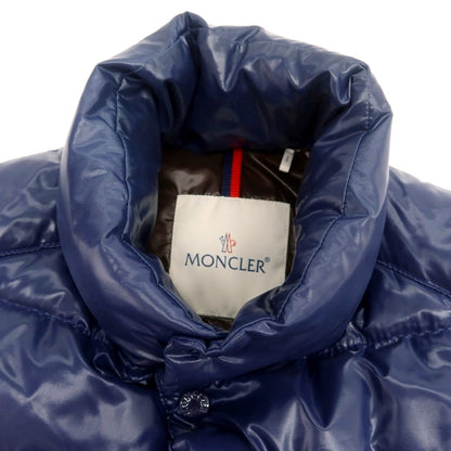 【中古】モンクレール MONCLER ナイロン スタンドカラー ダウンベスト ネイビー【 状態ランクB 】【 メンズ 】