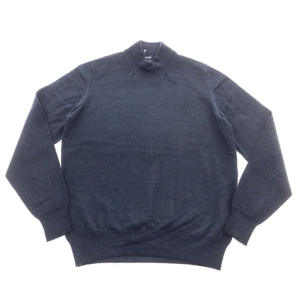 【中古】ドルモア DRUMOHR ウール ハイネック プルオーバーニット スモークネイビー【 48 】【 状態ランクB 】【 メンズ 】