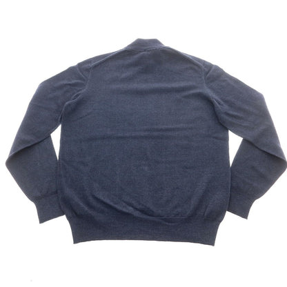 【中古】ドルモア DRUMOHR ウール ハイネック プルオーバーニット スモークネイビー【 48 】【 状態ランクB 】【 メンズ 】