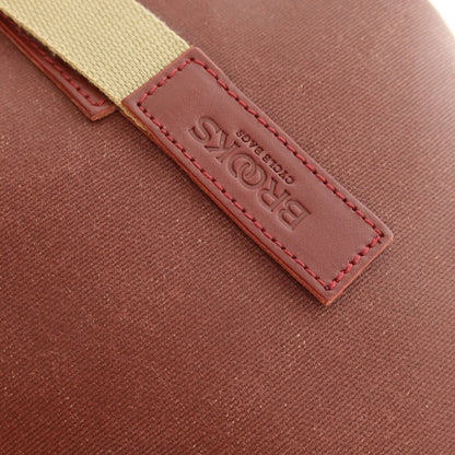 [Used] Brooks Coated Canvas Backpack Burgundy [Condition Rank B] [Men&