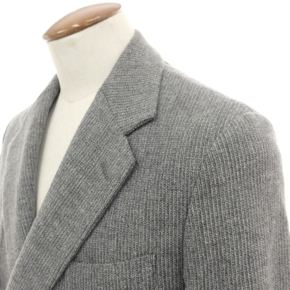 【中古】ベルベスト Belvest ストレッチウール ダブルスーツ グレー【 48 】【 状態ランクA 】【 メンズ 】