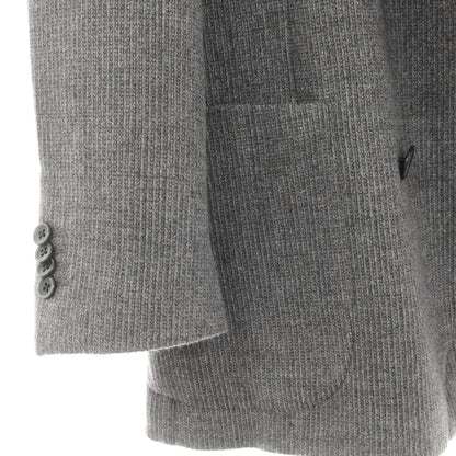 【中古】ベルベスト Belvest ストレッチウール ダブルスーツ グレー【 48 】【 状態ランクA 】【 メンズ 】