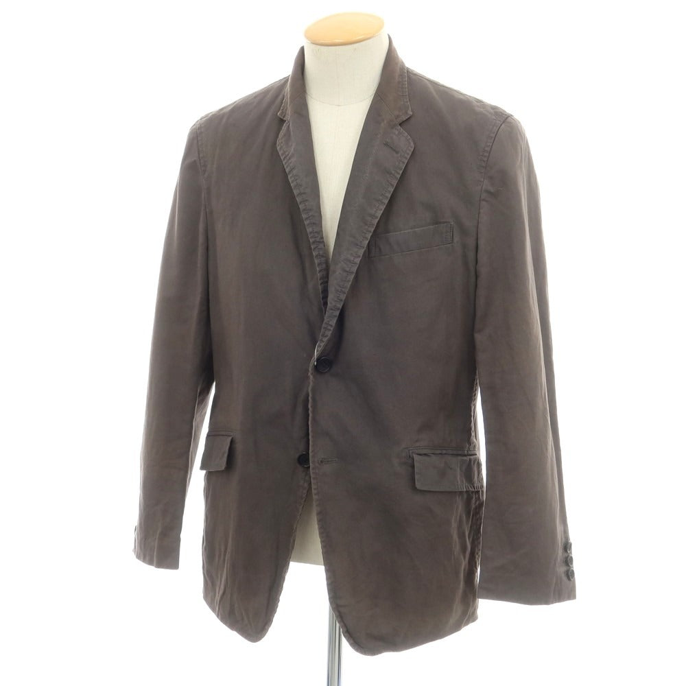 【中古】コムデギャルソンオム COMME des GARCONS HOMME ツイルコットンリネン カジュアルジャケット ウォームグレー【 S 】【 状態ランクD 】【 メンズ 】