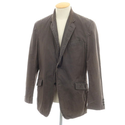 【中古】コムデギャルソンオム COMME des GARCONS HOMME ツイルコットンリネン カジュアルジャケット ウォームグレー【 S 】【 状態ランクD 】【 メンズ 】
