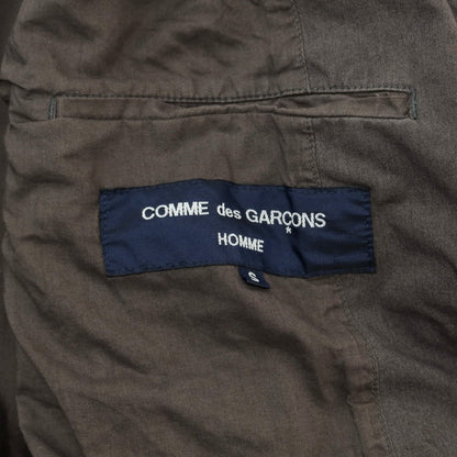 【中古】コムデギャルソンオム COMME des GARCONS HOMME ツイルコットンリネン カジュアルジャケット ウォームグレー【 S 】【 状態ランクD 】【 メンズ 】