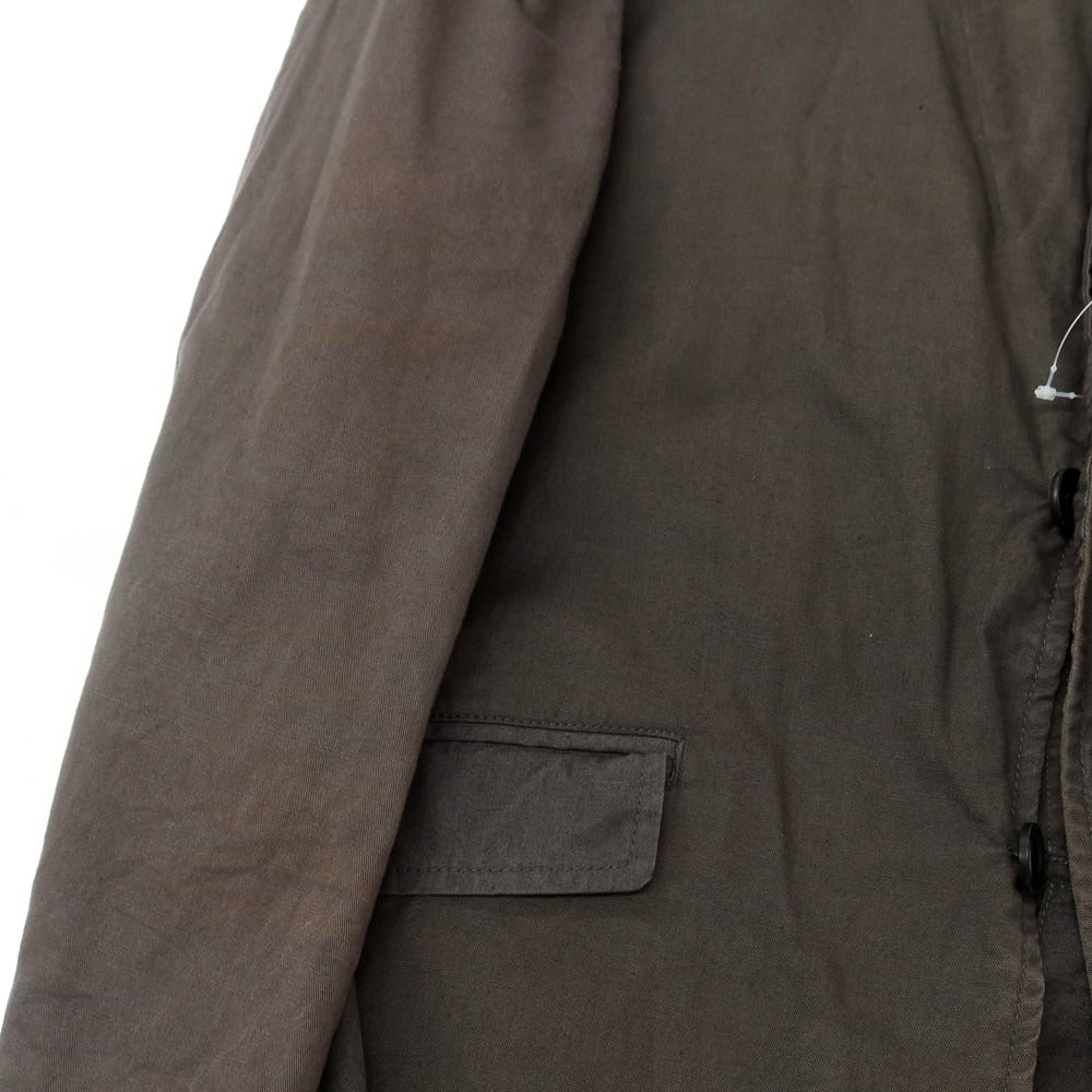 【中古】コムデギャルソンオム COMME des GARCONS HOMME ツイルコットンリネン カジュアルジャケット ウォームグレー【 S 】【 状態ランクD 】【 メンズ 】