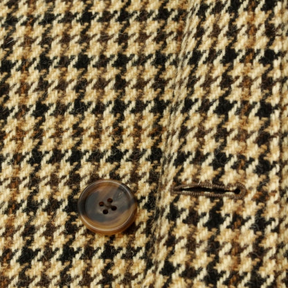 【中古】カモシタ camoshita ウール ステンカラーコート ベージュxブラック【 44 】【 状態ランクB 】【 メンズ 】