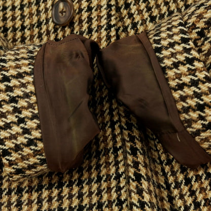 【中古】カモシタ camoshita ウール ステンカラーコート ベージュxブラック【 44 】【 状態ランクB 】【 メンズ 】