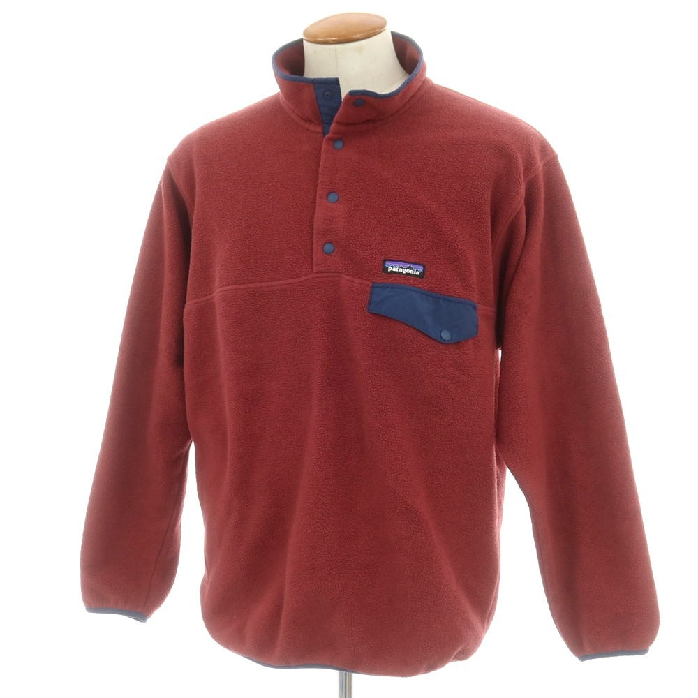 【中古】パタゴニア patagonia スナップT フリースジャケット マルーン【 M 】【 状態ランクB 】【 メンズ 】