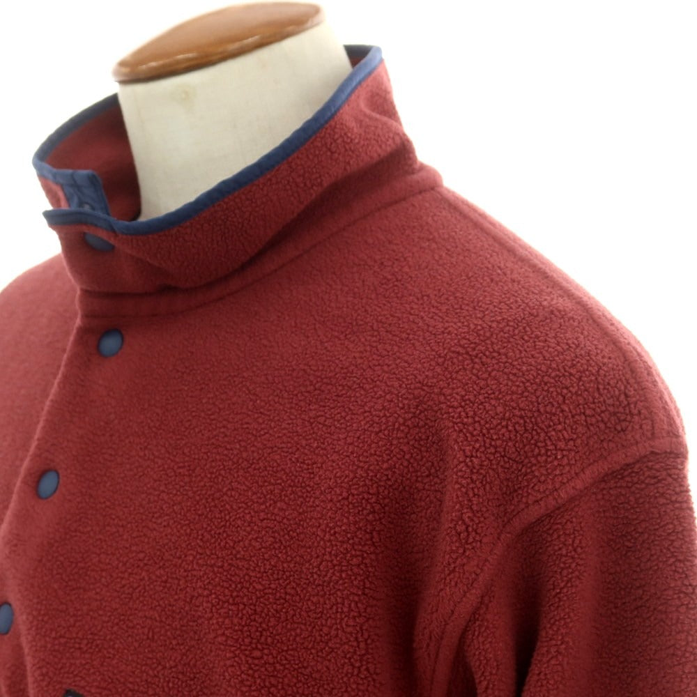 【中古】パタゴニア patagonia スナップT フリースジャケット マルーン【 M 】【 状態ランクB 】【 メンズ 】