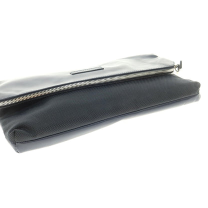 [Used] Stefanomano STEFANOMANO Leather Clutch Bag Navy [Condition Rank A] [Men&