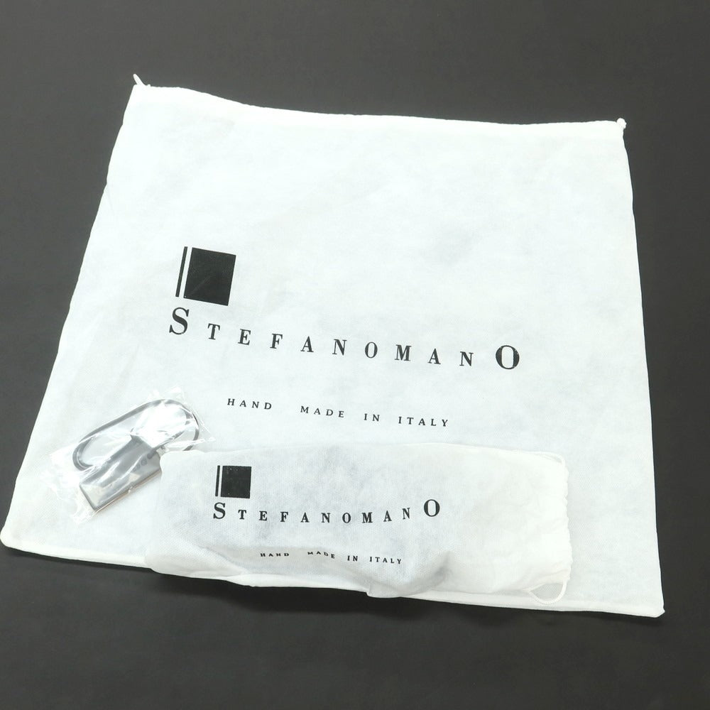 [Used] Stefanomano STEFANOMANO Leather Clutch Bag Navy [Condition Rank A] [Men&